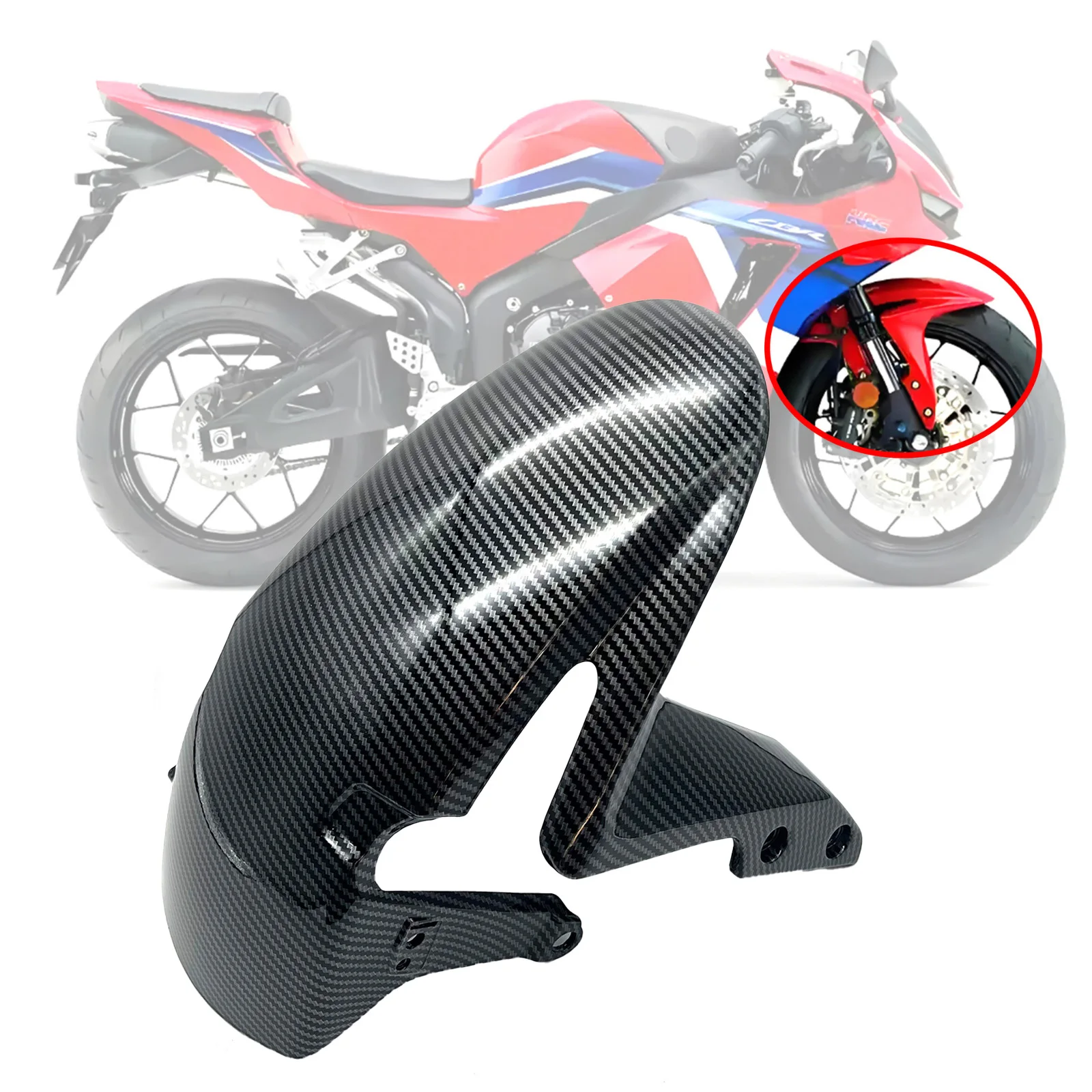 For HONDA CBR600RR 2007-2019 Motorcycle Fron Fender Fairing Mudguard Splash Wheel ABS Carbon Accessories Motorcycle Mudguards
For HONDA CBR600RR 2007-2019 Motorcycle Fron Fender Fairing Mudguard Splash Wheel ABS Carbon Accessories Motorcycle Mudguards