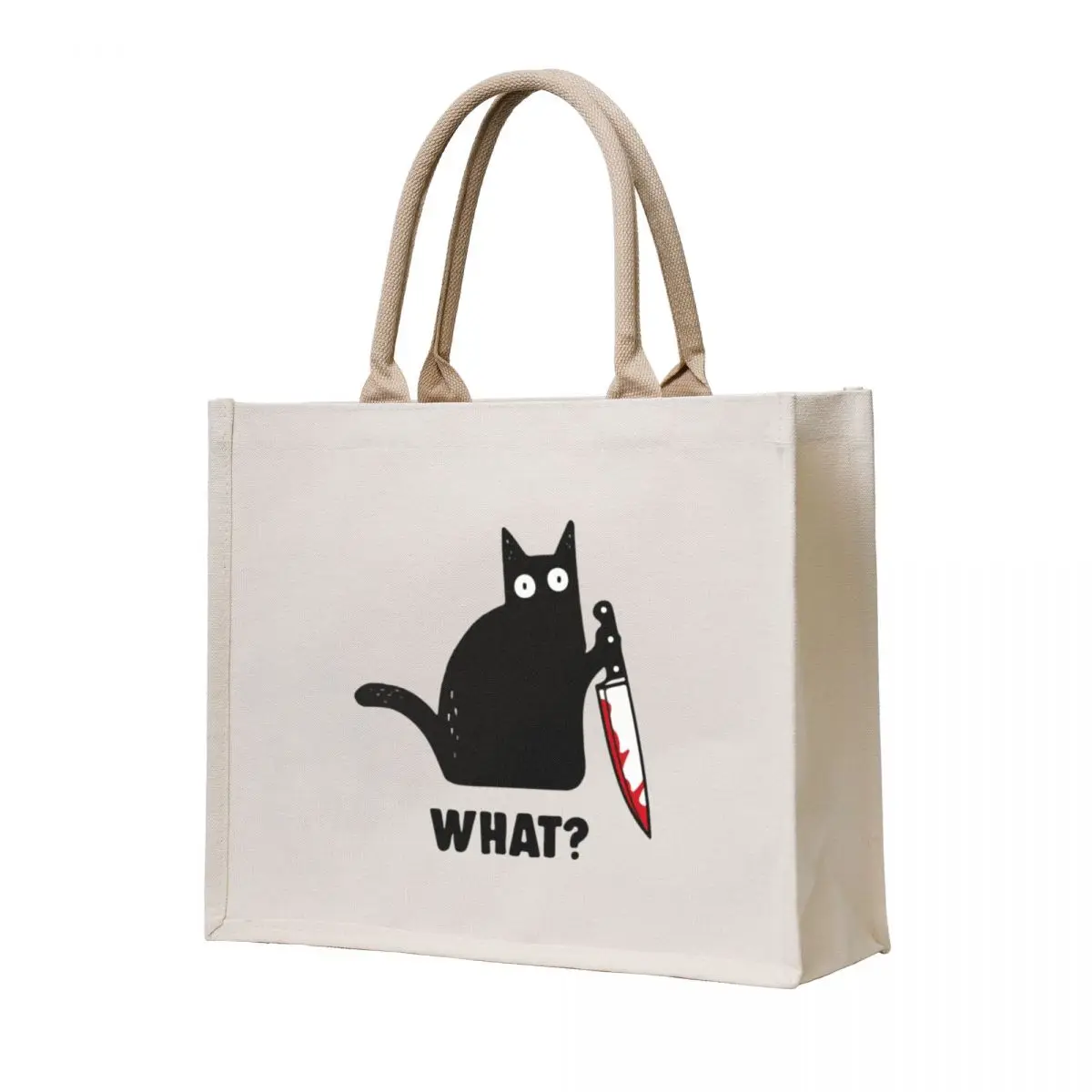 Black Cat What Knife T-ShirtBlack Cat With Knife Red Blood What Tote Bag large tote bag supermarket folding bag tote custom
Black Cat What Knife T-ShirtBlack Cat With Knife Red Blood What Tote Bag large tote bag supermarket folding bag tote custom