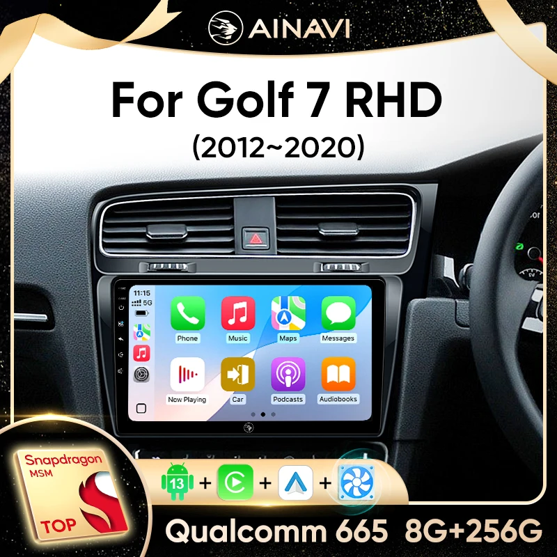 Автомобильная стереосистема Ainavi для Volkswagen VW Golf 7 MK7 GTI 2012-2021, мультимедийный плеер, беспроводной Carplay Android, сенсорный экран
Автомобильная стереосистема Ainavi для Volkswagen VW Golf 7 MK7 GTI 2012-2021, мультимедийный плеер, беспроводной Carplay Android, сенсорный экран