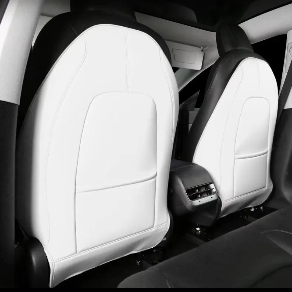For Tesla Model 3 Y 2Pcs Seat Back Anti Kick Pad Leather Wear-Resistant Anti-Dirty Seat Backrest Protective Mat Car Accessories
For Tesla Model 3 Y 2Pcs Seat Back Anti Kick Pad Leather Wear-Resistant Anti-Dirty Seat Backrest Protective Mat Car Accessories