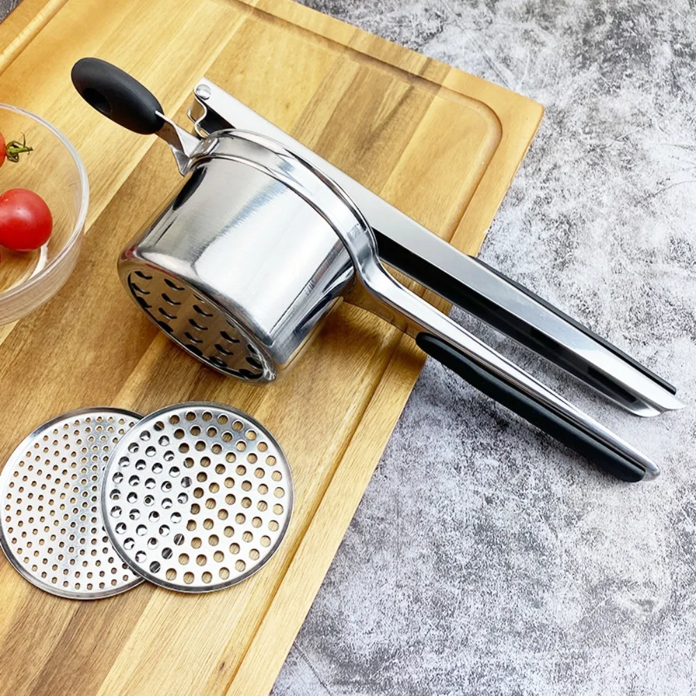 Ручной ручной пресс для картофеля из нержавеющей стали, машина для приготовления картофеля, силиконовая ручка с 3 сменными дисками
Ручной ручной пресс для картофеля из нержавеющей стали, машина для приготовления картофеля, силиконовая ручка с 3 сменными дисками