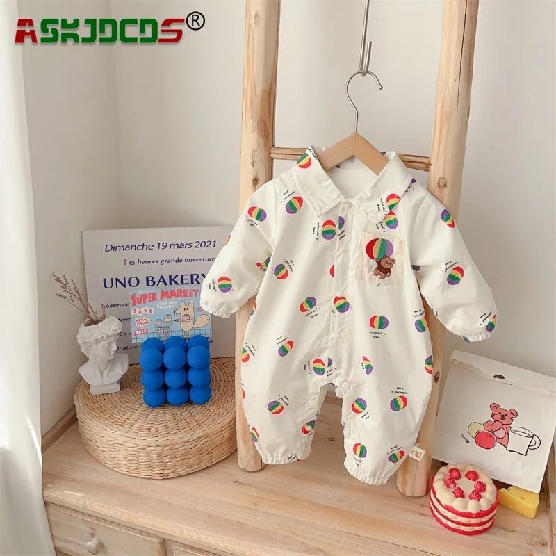 2024 Autumn Newborn Boys Cartoon Bear One-piece Jumpsuit, Infant 100% Cotton Toddler Baby Romper 0-24M
2024 Autumn Newborn Boys Cartoon Bear One-piece Jumpsuit, Infant 100% Cotton Toddler Baby Romper 0-24M