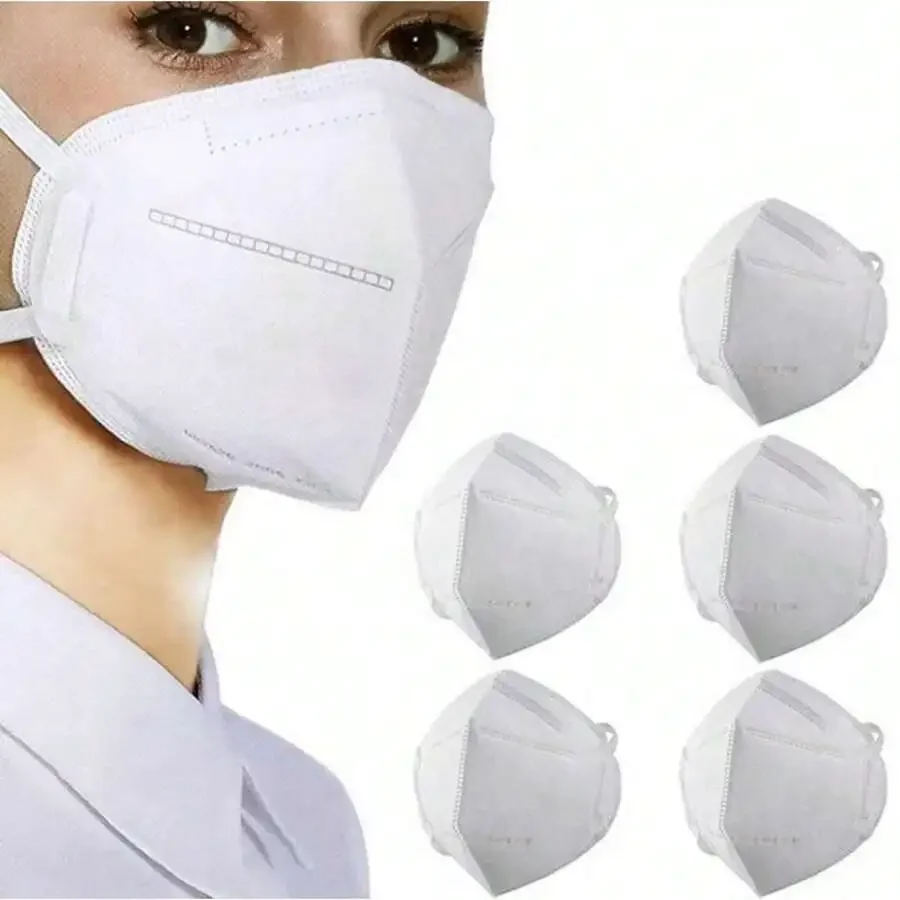 5-Pack KN95 Face Masks For Adults - High Filtration, Breathable, Secure Fit Against Dust Pollen PM2.5
5-Pack KN95 Face Masks For Adults - High Filtration, Breathable, Secure Fit Against Dust Pollen PM2.5