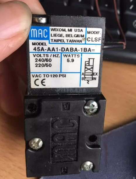 45A-AA1-DABA-1BA MOD T65C, 45A-AA1-DACA-1BA M499, 45A-AA1-DDFA-1BA Single Coil 24V
45A-AA1-DABA-1BA MOD T65C, 45A-AA1-DACA-1BA M499, 45A-AA1-DDFA-1BA Single Coil 24V