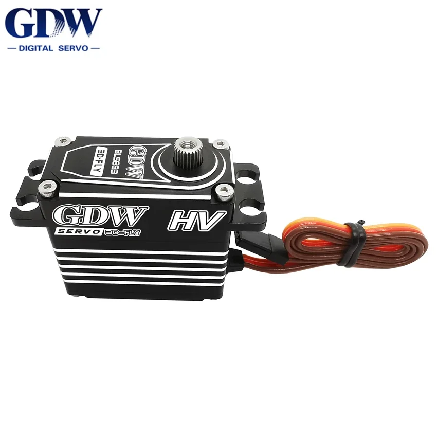 GDW BLS893 36KG High Torque Steel Gear Brushless Digital Servo Motor for Aircraft Fixed Wing Turbojet UAV RC Car
GDW BLS893 36KG High Torque Steel Gear Brushless Digital Servo Motor for Aircraft Fixed Wing Turbojet UAV RC Car