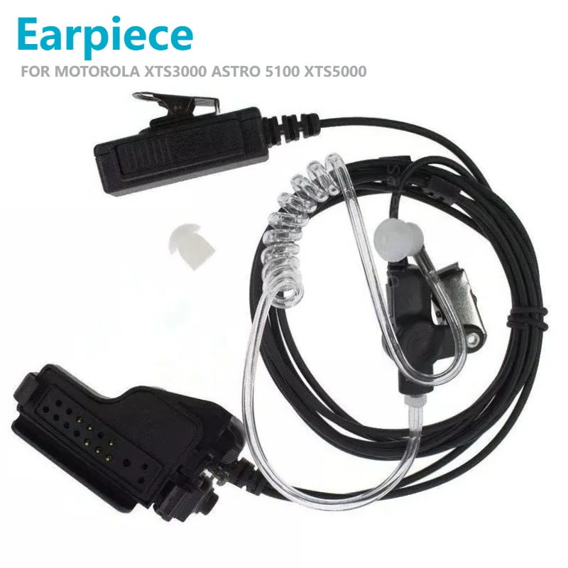 Headset Acoustic Tube Earpiece Mic for Motorola HT1000 MT1500 GP900 XTS3000 XTS1500 XTS5000 MTX838 MTX900 MTS2000 Walkie Talkie
Headset Acoustic Tube Earpiece Mic for Motorola HT1000 MT1500 GP900 XTS3000 XTS1500 XTS5000 MTX838 MTX900 MTS2000 Walkie Talkie