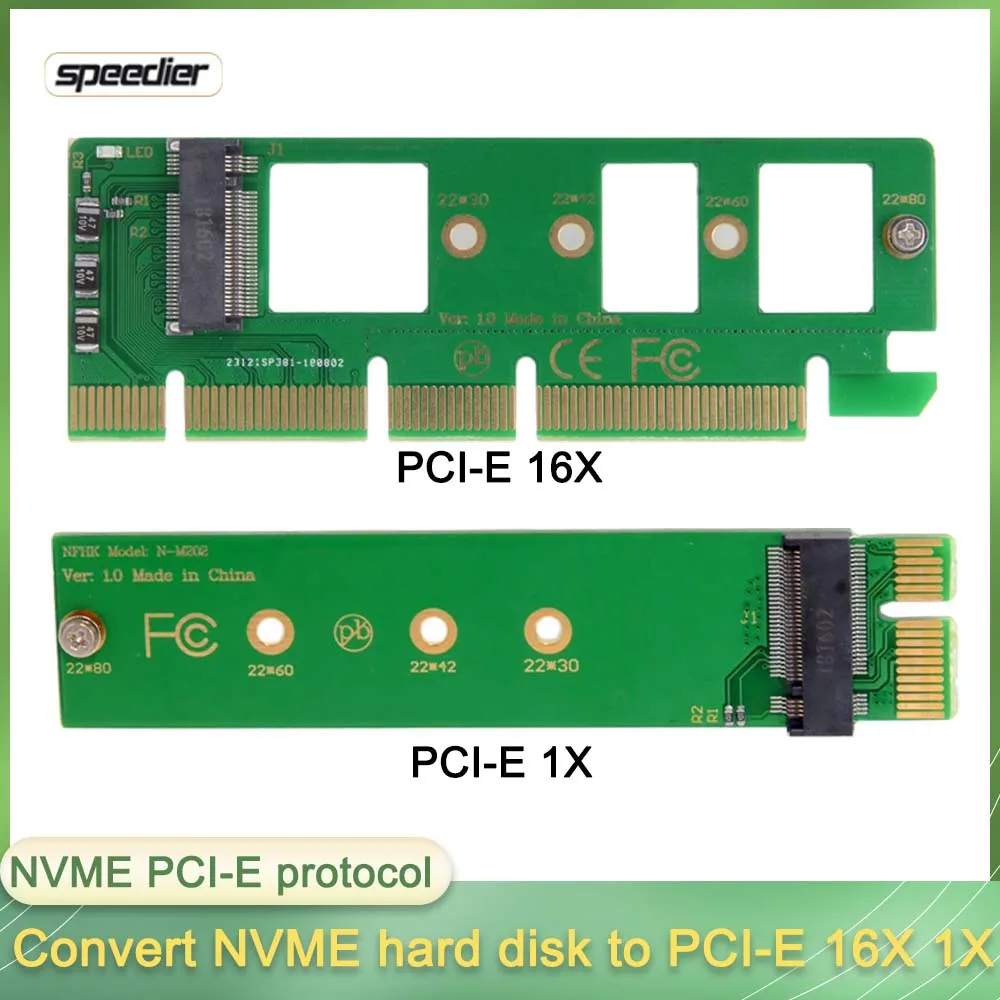 PCIe AHCI NVME Hard Disk M.2 NGFF To PCI-E 1X X4 8X 16x 4.0 5.0 SSD Adapter Card XP941 SM951 PM951 A110 
PCIe AHCI NVME Hard Disk M.2 NGFF To PCI-E 1X X4 8X 16x 4.0 5.0 SSD Adapter Card XP941 SM951 PM951 A110