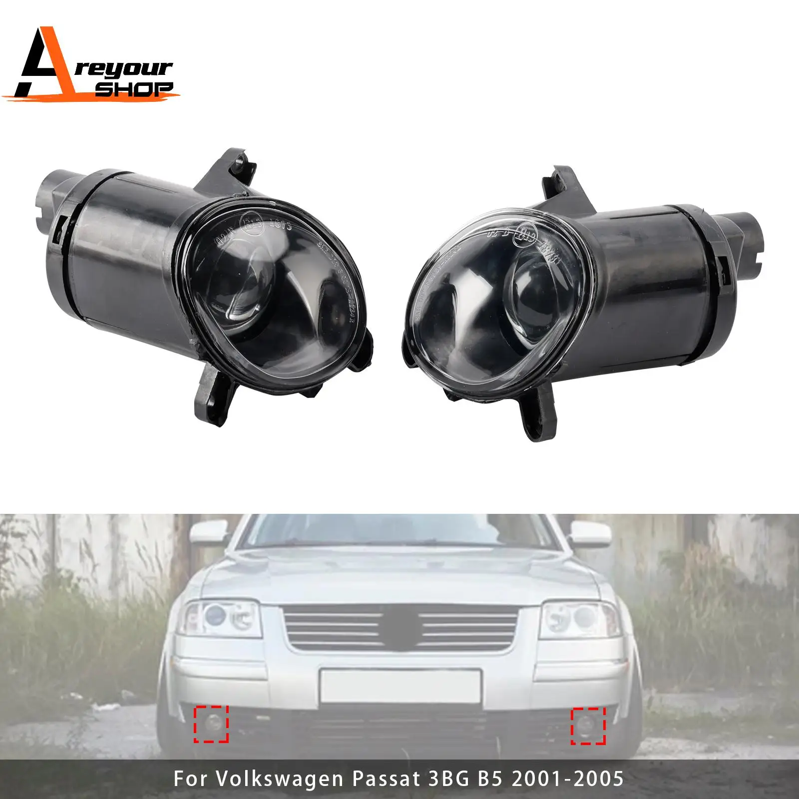 Пара противотуманных фар переднего бампера для Volkswagen PASSAT 3BG B5 2001 2002 2003 2004 2005
Пара противотуманных фар переднего бампера для Volkswagen PASSAT 3BG B5 2001 2002 2003 2004 2005