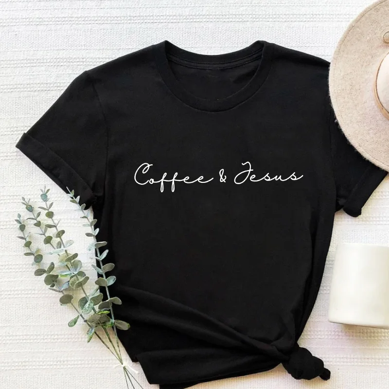 Coffee Jesus Tshirt Christian Comfy Aesthetic Clothes Coffee Top for Women Christian Coffee Lover Shirts Gothic
Coffee Jesus Tshirt Christian Comfy Aesthetic Clothes Coffee Top for Women Christian Coffee Lover Shirts Gothic