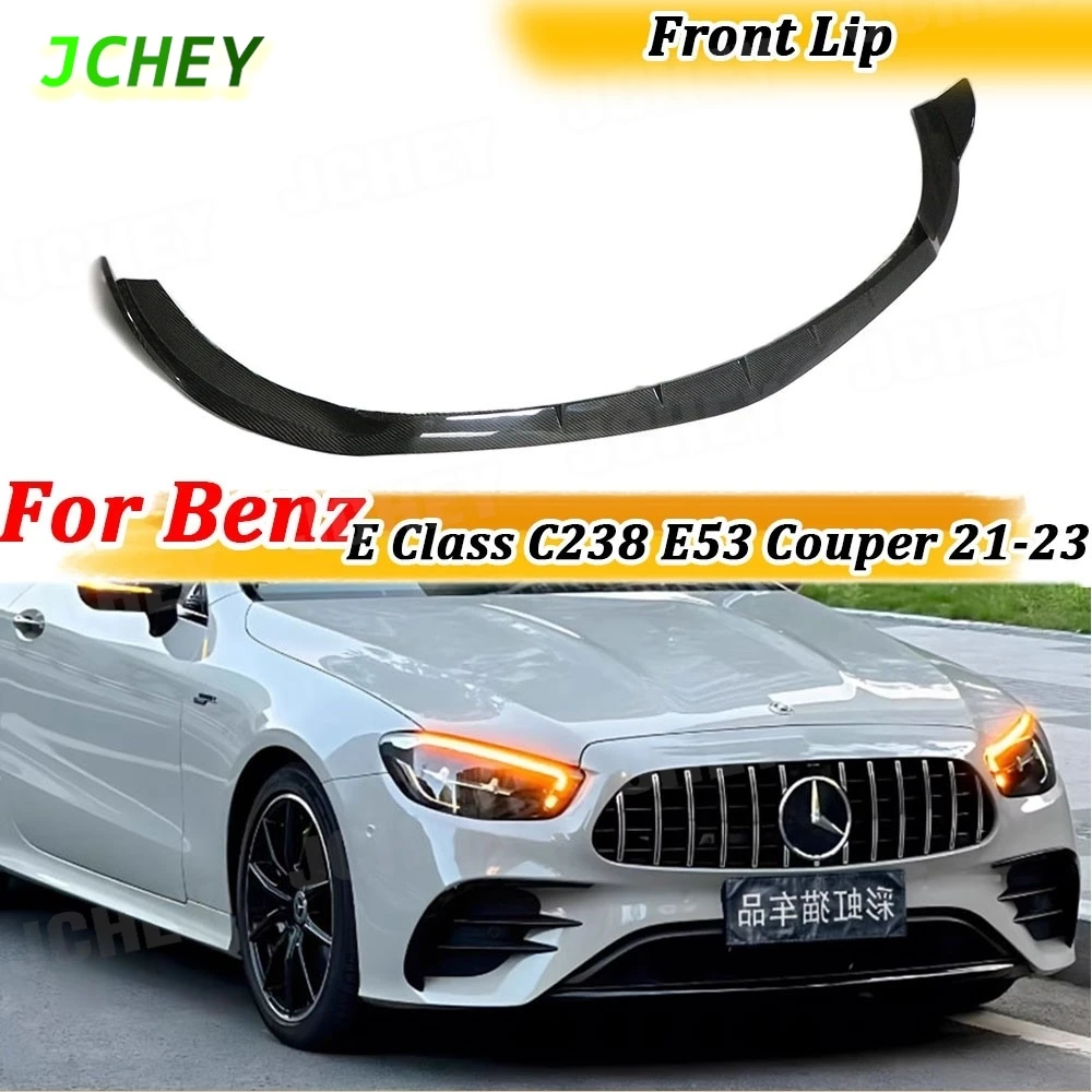 JCHEY for Benz E Class C238 E53 Couper 2021-2023 Carbon Fiber Front Bumper Lip Chin Spoiler FRP Bumper Decoration Car BodyKits
JCHEY for Benz E Class C238 E53 Couper 2021-2023 Carbon Fiber Front Bumper Lip Chin Spoiler FRP Bumper Decoration Car BodyKits