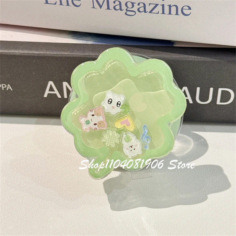 Корейский милый зыбучий песок Lucky Clover, магнитный держатель для телефона, подставка для телефона GripTok Grip Tok, поддержка iPhone, аксессуары Magsafe
Корейский милый зыбучий песок Lucky Clover, магнитный держатель для телефона, подставка для телефона GripTok Grip Tok, поддержка iPhone, аксессуары Magsafe
