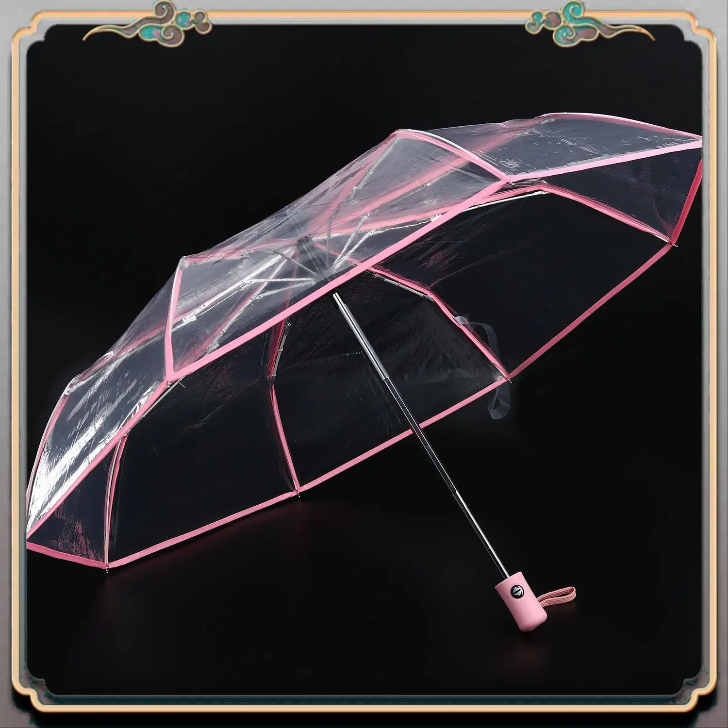 Durable 2Pcs Transparent Automatic Umbrella Rain Women Men Sun Rain Auto Umbrella Compact Folding Windproof Style Clear Umbrella
Durable 2Pcs Transparent Automatic Umbrella Rain Women Men Sun Rain Auto Umbrella Compact Folding Windproof Style Clear Umbrella
