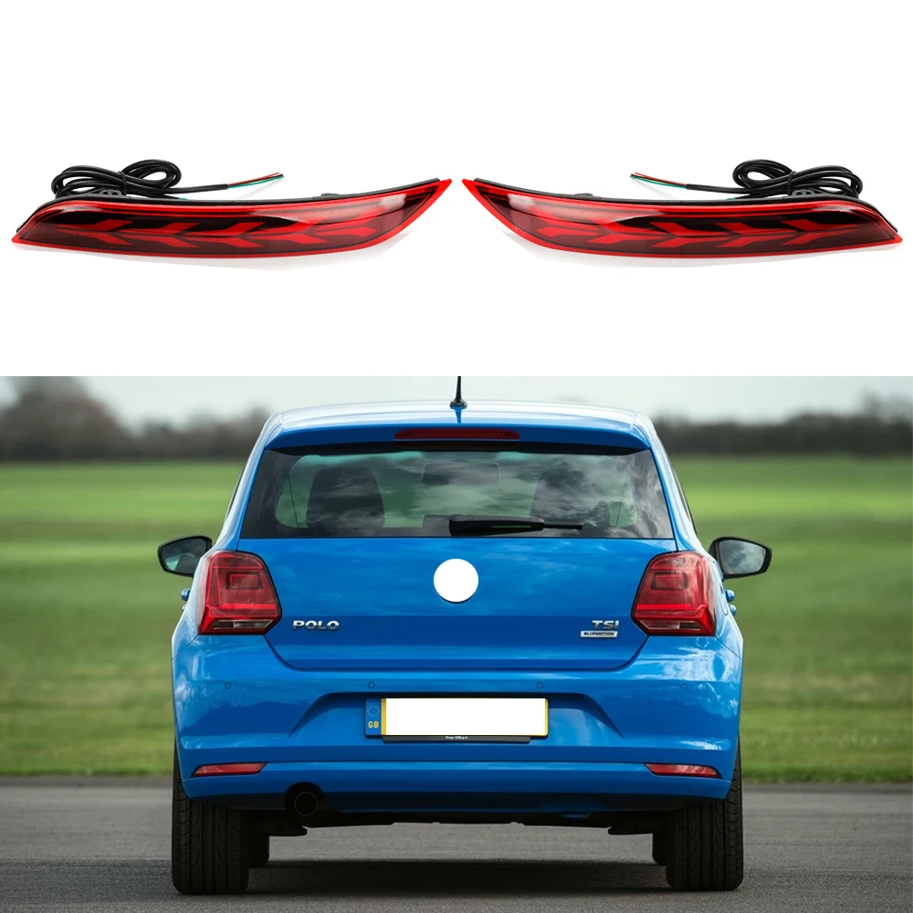 LED Car Rear Reflector Tail Light Brake Lamp w/ Turn Signal For VW Volkswagen Polo 2009 2010 2011 2012 2013 2014 2015 2016 2017
LED Car Rear Reflector Tail Light Brake Lamp w/ Turn Signal For VW Volkswagen Polo 2009 2010 2011 2012 2013 2014 2015 2016 2017