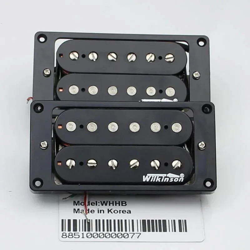 НОВЫЙ комплект гитарных звукоснимателей Wilkinson Humbucker WHHB Amp Bridge Alnico 5 для электрогитары
НОВЫЙ комплект гитарных звукоснимателей Wilkinson Humbucker WHHB Amp Bridge Alnico 5 для электрогитары