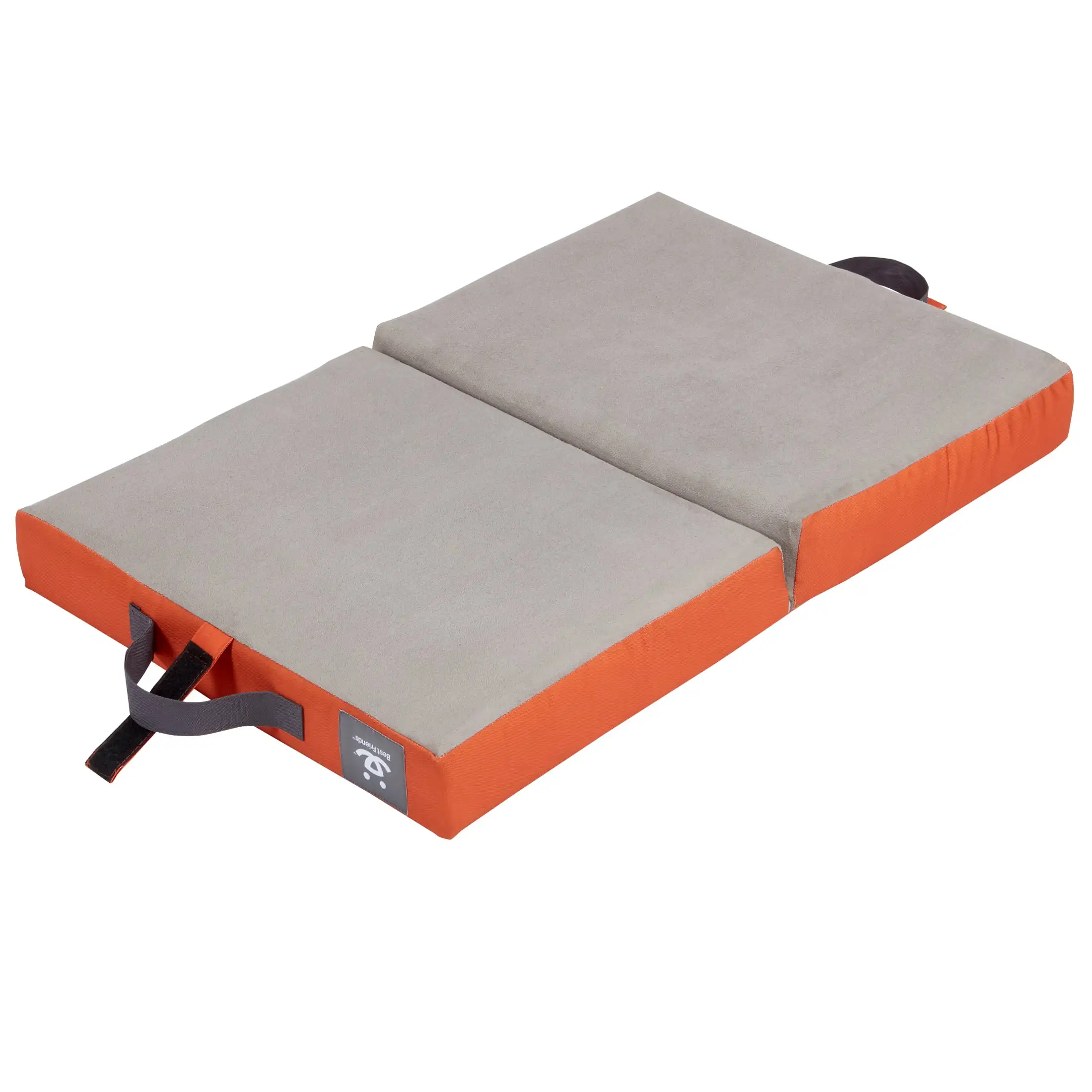Best Friends Foldable Travel Dog Bed, Small / Medium - Gray and Orange Washable Cover with Microsuede Top and a Memory Foam Top
Best Friends Foldable Travel Dog Bed, Small / Medium - Gray and Orange Washable Cover with Microsuede Top and a Memory Foam Top