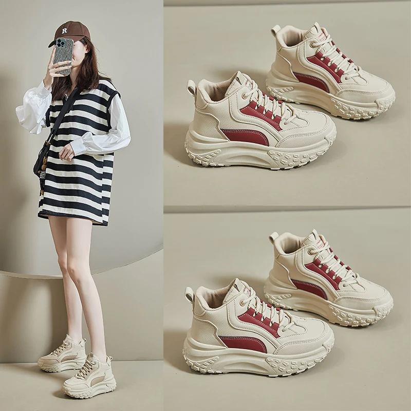 Spring Autumn Golf Practice Sneakers Women High Ankle Golf Trainers Height Increasing Female Athletic Sport Golf Training Shoes
Spring Autumn Golf Practice Sneakers Women High Ankle Golf Trainers Height Increasing Female Athletic Sport Golf Training Shoes