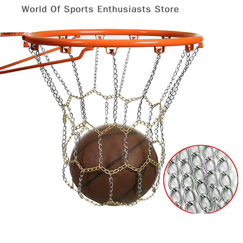 Galvanized Chain Basketball Net Metal Chain Basket Frame Basketball Target Net Sports Rims Rustproof Outdoor Basketball Net
Galvanized Chain Basketball Net Metal Chain Basket Frame Basketball Target Net Sports Rims Rustproof Outdoor Basketball Net