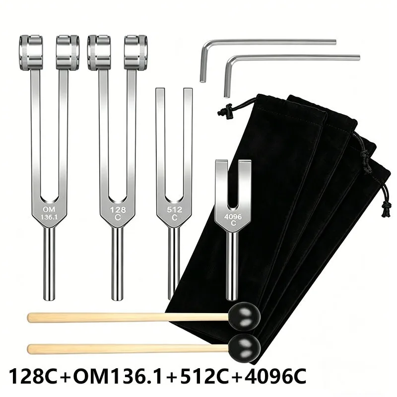 Aluminum Alloy Tuning Fork Set Sound Healing Tuning Forks 128Hz 136.1Hz Therapeutic Diapason Meditation Percussion Instruments
Aluminum Alloy Tuning Fork Set Sound Healing Tuning Forks 128Hz 136.1Hz Therapeutic Diapason Meditation Percussion Instruments