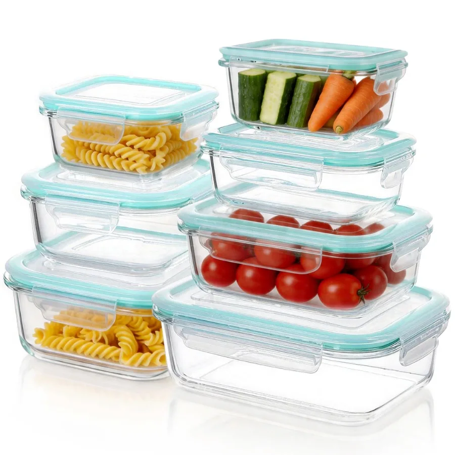 7 Pack Glass Food Storage Containers with Lids, Lunch Box Microwave Safe, Airtight Meal Prep Containers Glass, Oven Safe Bento
7 Pack Glass Food Storage Containers with Lids, Lunch Box Microwave Safe, Airtight Meal Prep Containers Glass, Oven Safe Bento