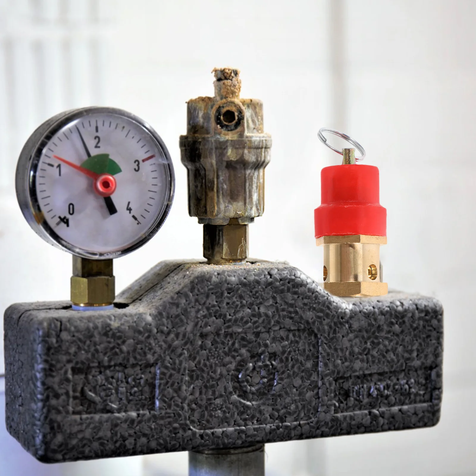 Air Compressor Pressure Relief Safety Valve Professional Check Valve High Pressure Resistant Accessory Air Tank Repair Kit
Air Compressor Pressure Relief Safety Valve Professional Check Valve High Pressure Resistant Accessory Air Tank Repair Kit