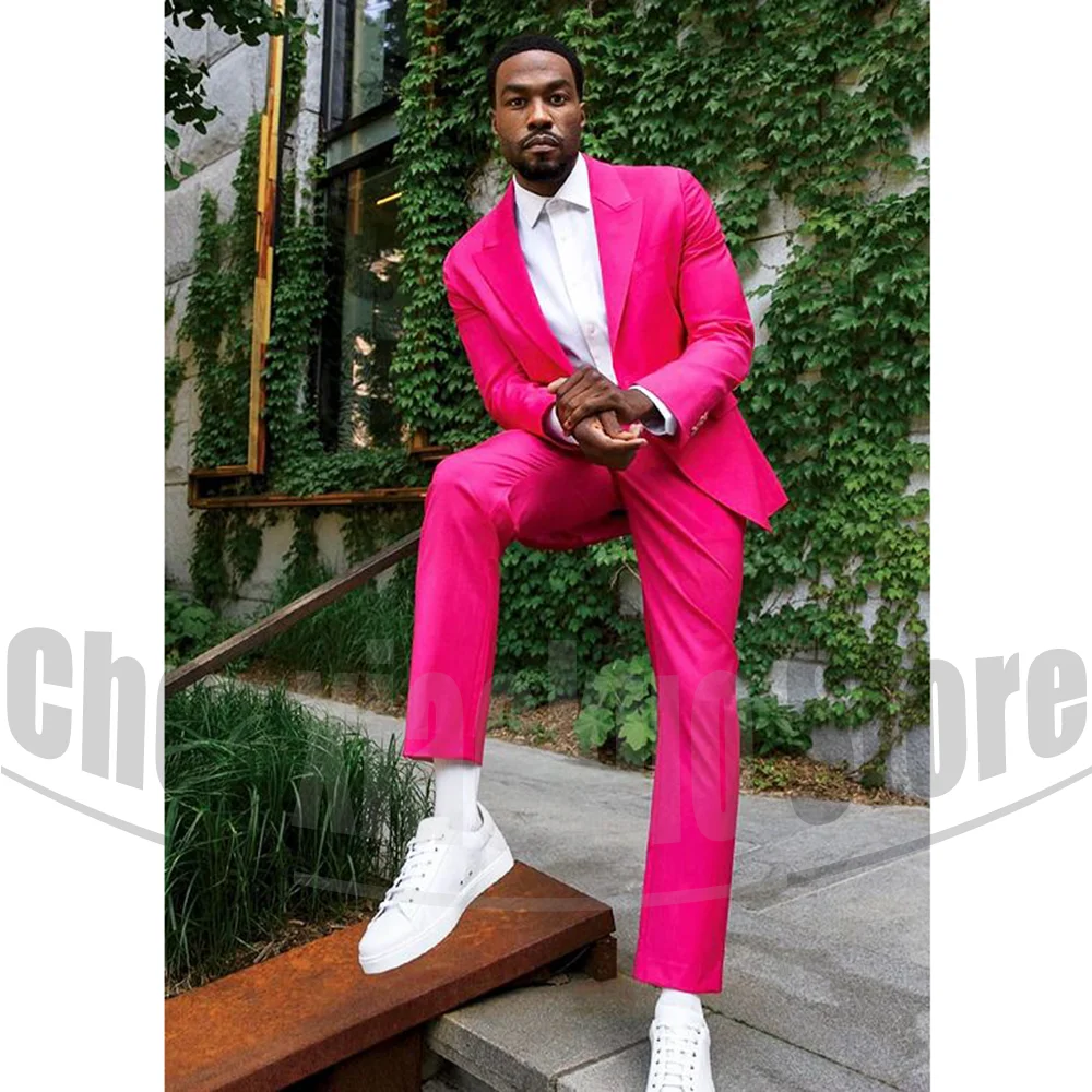 Модные мужские костюмы с пиковыми лацканами, однобортный костюм из 2 предметов, тонкий индивидуальный шикарный костюм для жениха, свадьбы, выпускного вечера, официальная мужская одежда
Модные мужские костюмы с пиковыми лацканами, однобортный костюм из 2 предметов, тонкий индивидуальный шикарный костюм для жениха, свадьбы, выпускного вечера, официальная мужская одежда