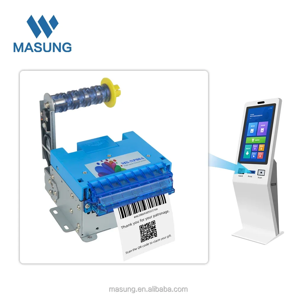 MASUNG 3 Inch Android Kiosk Thermal Printer Queue Machine Printer Kiosk Thermal Receipt Printer With SDK Impresora De Etiquetas
MASUNG 3 Inch Android Kiosk Thermal Printer Queue Machine Printer Kiosk Thermal Receipt Printer With SDK Impresora De Etiquetas