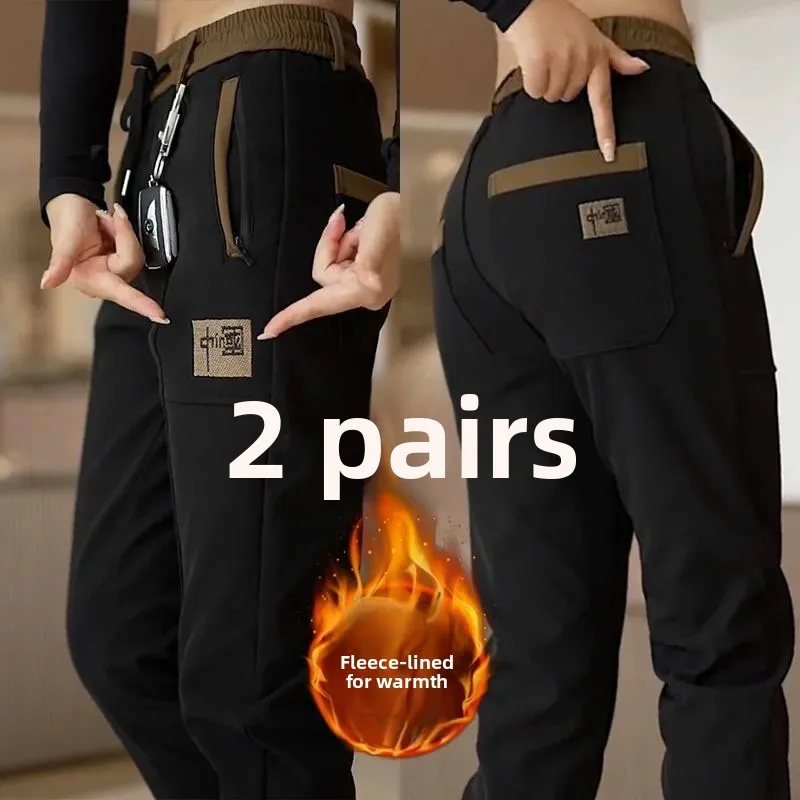 Men's Fce Lined Dstring Loose Straight Leg Warm Spor Casual Pants Autumn Winter Thiened Bla Long Trousers
Men's Fce Lined Dstring Loose Straight Leg Warm Spor Casual Pants Autumn Winter Thiened Bla Long Trousers
