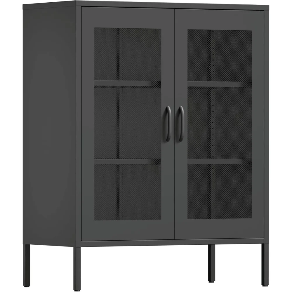 Black Metal Locker Cabinet with Shelves, Short Coffee Bar TV Stand, Low Buffet Sideboard for Kitchen Office Living Room
Black Metal Locker Cabinet with Shelves, Short Coffee Bar TV Stand, Low Buffet Sideboard for Kitchen Office Living Room