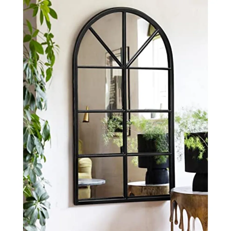 Arched Wall Mounted Mirror, 24"x42" Frmhouse Mirror with Iron Frme, Wall Decor for Bedroom, Entryway, Living Room Black
Arched Wall Mounted Mirror, 24"x42" Frmhouse Mirror with Iron Frme, Wall Decor for Bedroom, Entryway, Living Room Black