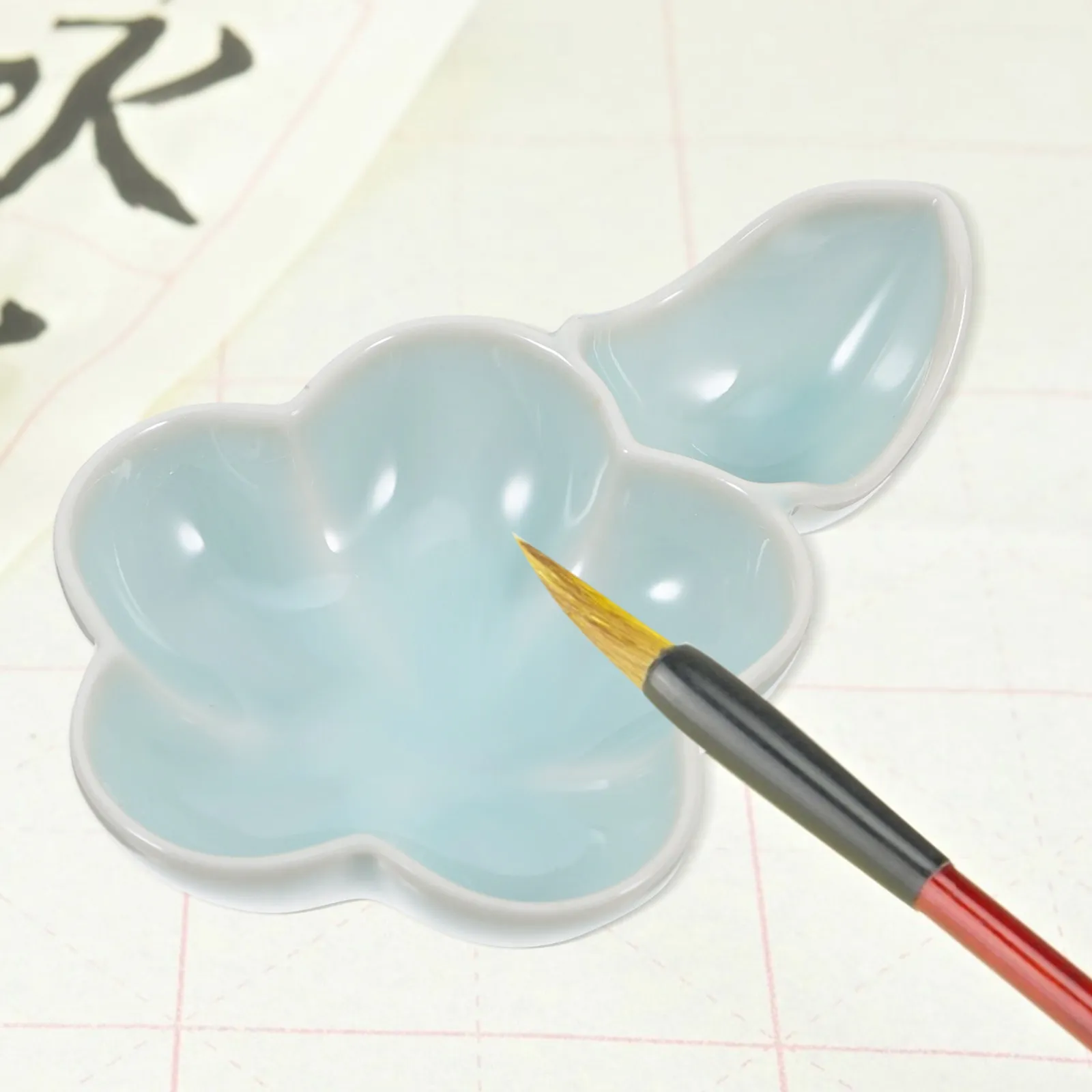 Desktop Ink Container Ceramic Brush Rest Dish Strong Break Resistance Lightweight Portable Calligraphy Ink Holder Painting
Desktop Ink Container Ceramic Brush Rest Dish Strong Break Resistance Lightweight Portable Calligraphy Ink Holder Painting