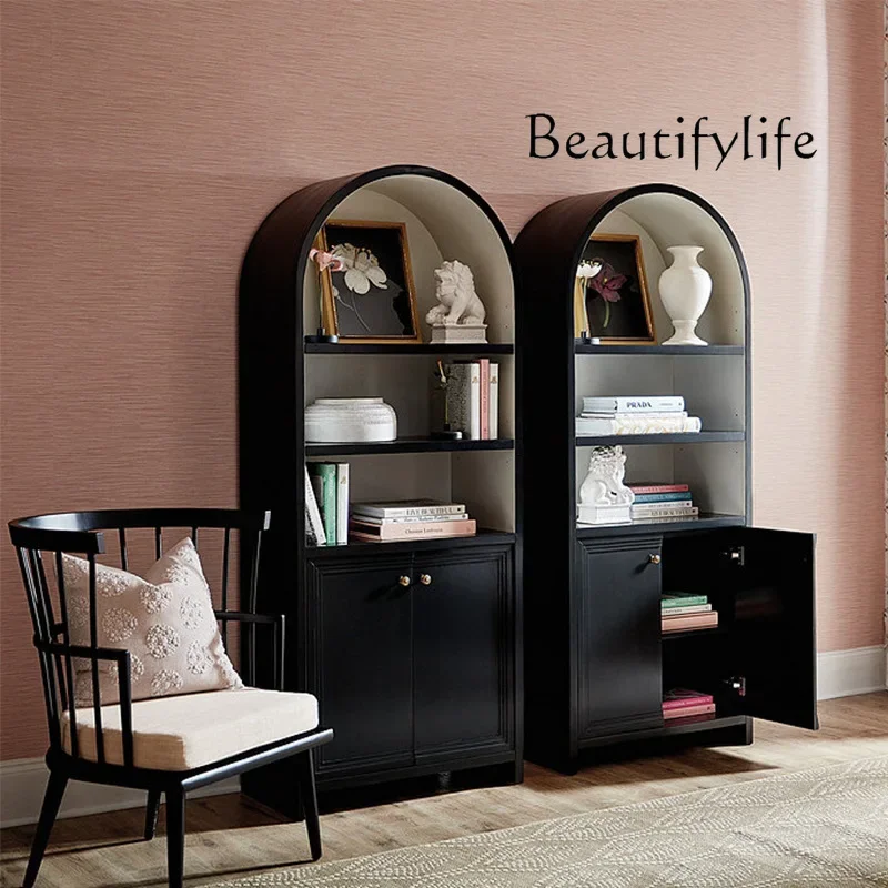 X36 American Light Luxury Solid Wood Bookcase, Post-modern Simple Living Room With Door Storage Cabinet
X36 American Light Luxury Solid Wood Bookcase, Post-modern Simple Living Room With Door Storage Cabinet