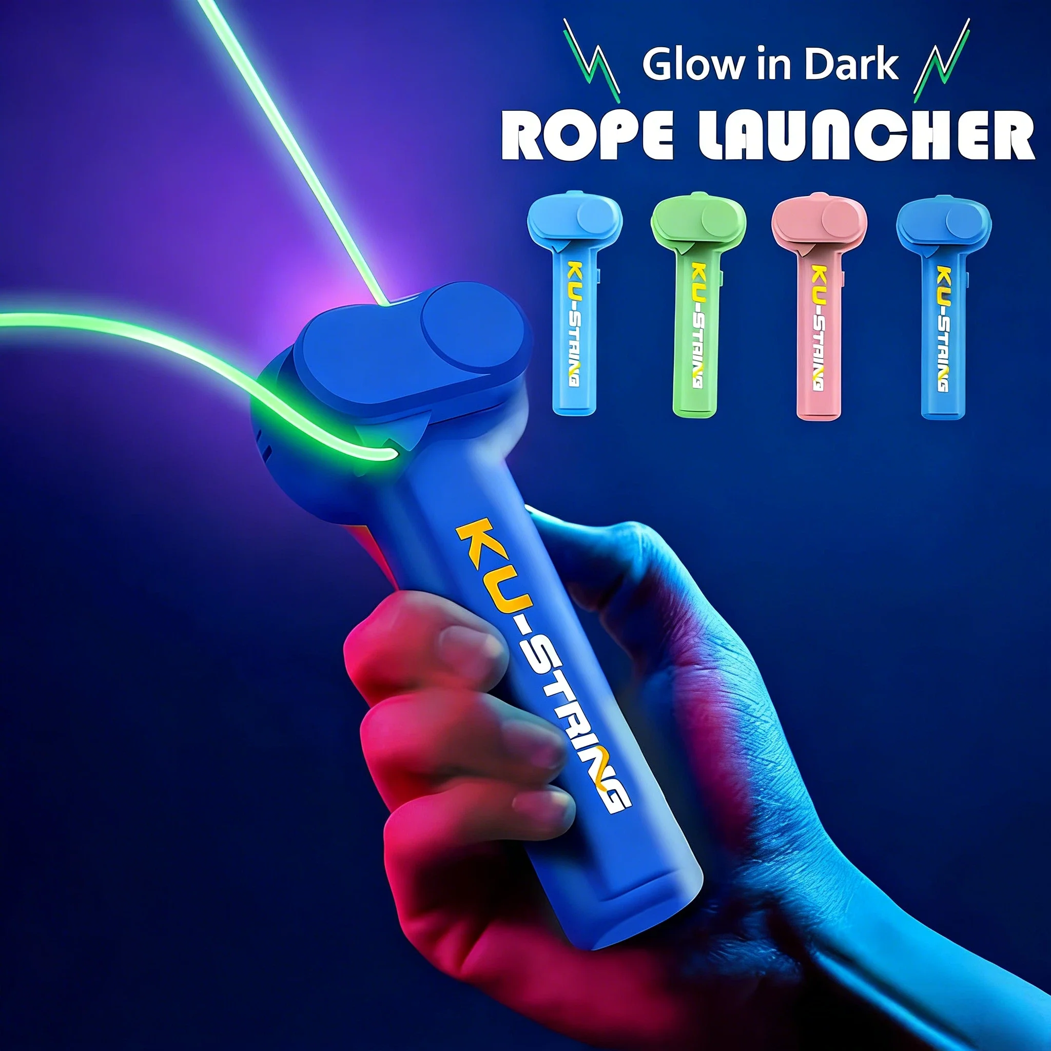 Светящаяся в темноте игрушка-шнурок: портативный ручной метатель светящегося шнура для снятия стресса, игрушки для детей, подарки для вечеринок
Светящаяся в темноте игрушка-шнурок: портативный ручной метатель светящегося шнура для снятия стресса, игрушки для детей, подарки для вечеринок