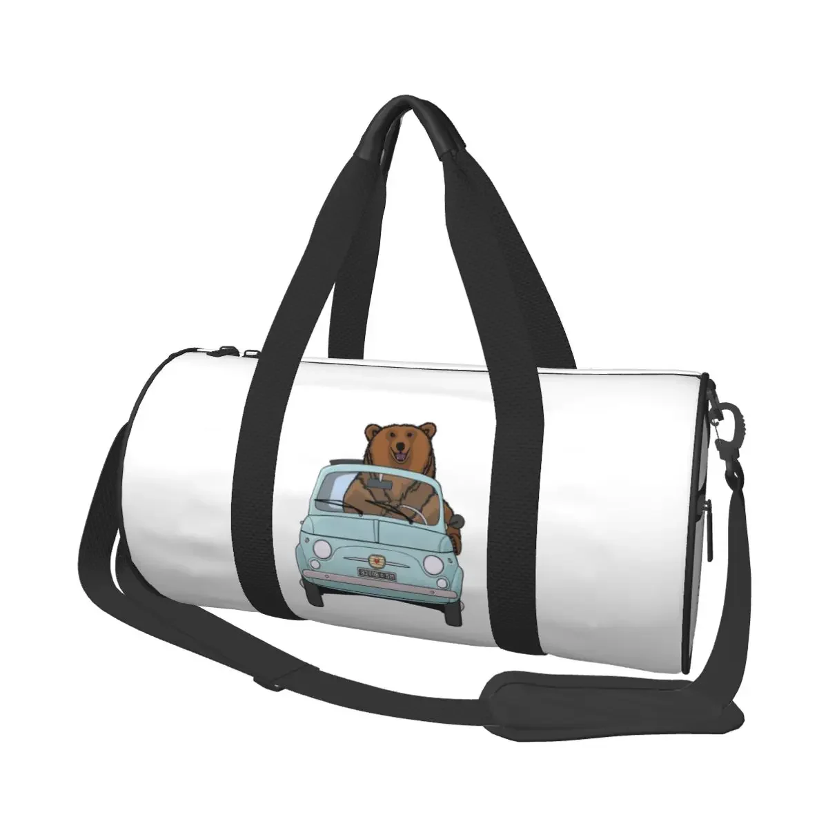 Винтажная большая спортивная сумка Bear In A Pale Blue Fiat 500, водонепроницаемая дорожная сумка, сумки для фитнеса
Винтажная большая спортивная сумка Bear In A Pale Blue Fiat 500, водонепроницаемая дорожная сумка, сумки для фитнеса