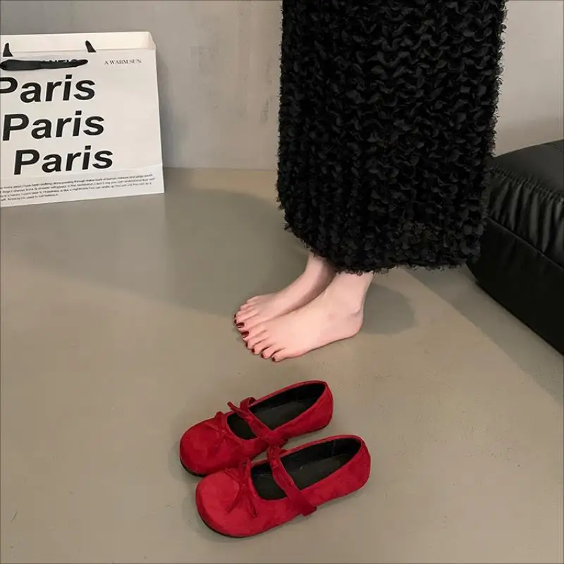 Fashionable Knot Flat Bottom Mary Jane Shoes Women's Style 2026 Summer New Match Skirts Trendy Color round Toe
Fashionable Knot Flat Bottom Mary Jane Shoes Women's Style 2026 Summer New Match Skirts Trendy Color round Toe