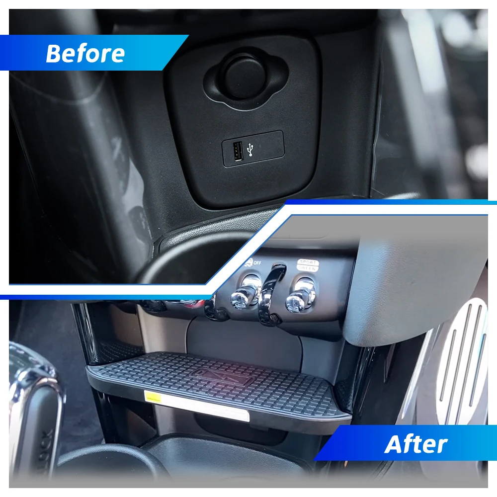 Car Wireless Charger for BMW MINI 2017-2019 2014-2023 with Cigarette Lighter Fast Phone Charger Charging Holder Charging Pad
Car Wireless Charger for BMW MINI 2017-2019 2014-2023 with Cigarette Lighter Fast Phone Charger Charging Holder Charging Pad