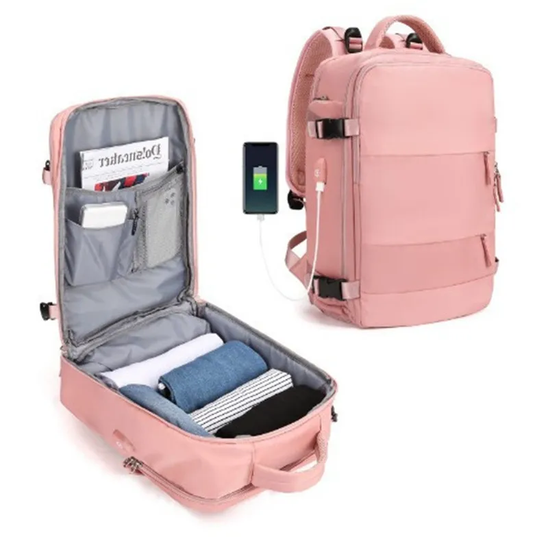 Women's laptop backpack USB charging school backpack independent shoe bag large capacity travel outdoor backpack
Women's laptop backpack USB charging school backpack independent shoe bag large capacity travel outdoor backpack