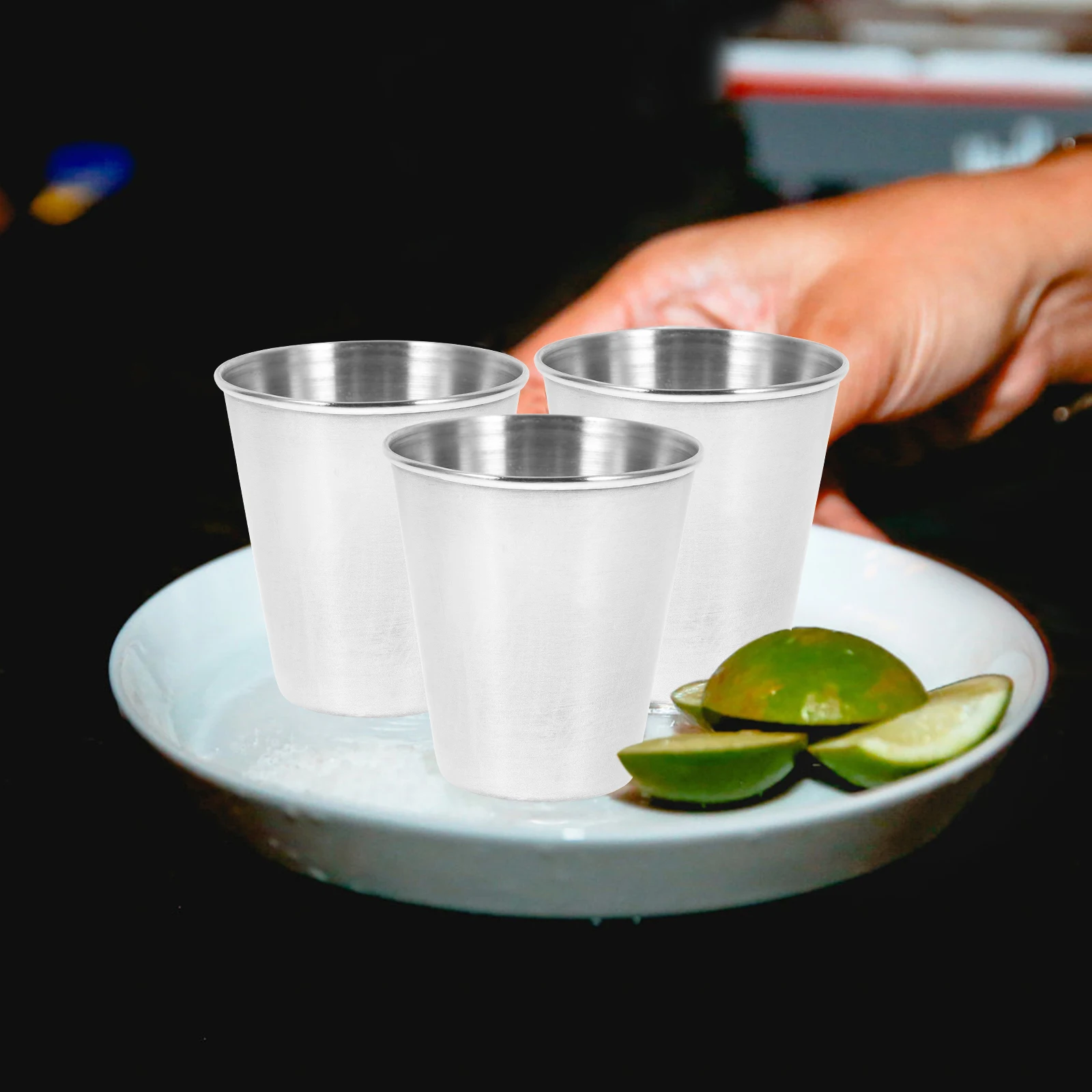 6pcs Steel Cups Kids Anti-fall 70ml Alcohol Water Coffee Party Stainless Steel Cup Shatterproof Home Office
6pcs Steel Cups Kids Anti-fall 70ml Alcohol Water Coffee Party Stainless Steel Cup Shatterproof Home Office