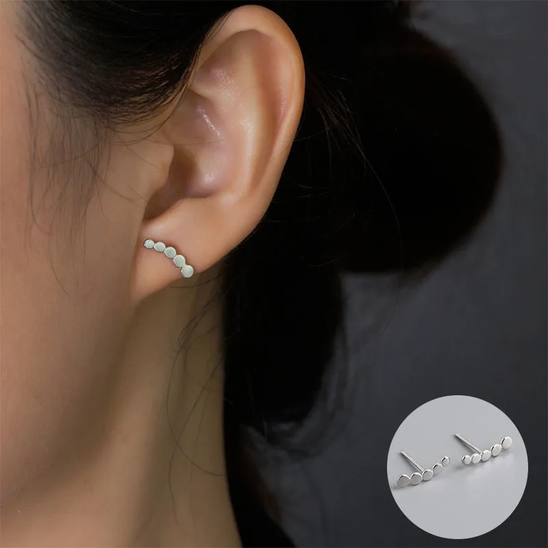 100% 925 Sterling Silver Gold Geometric Earrings for Women Girl Fashion Round Simple Jewelry Birthday Gift Dropshipping
100% 925 Sterling Silver Gold Geometric Earrings for Women Girl Fashion Round Simple Jewelry Birthday Gift Dropshipping