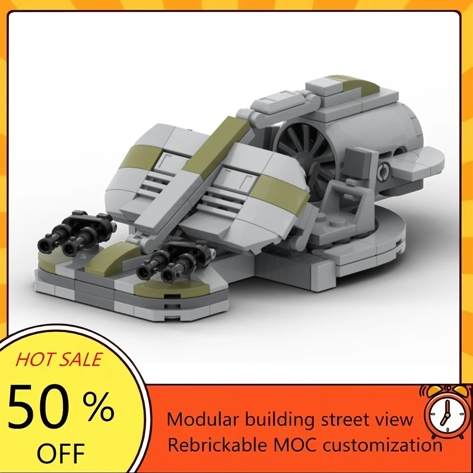 Набор для сборки космического корабля из 166 деталей, популярная модель по мотивам фильма «Звездные войны», модульные строительные блоки, технологичный подарок, игрушка для детей на праздник
Набор для сборки космического корабля из 166 деталей, популярная модель по мотивам фильма «Звездные войны», модульные строительные блоки, технологичный подарок, игрушка для детей на праздник