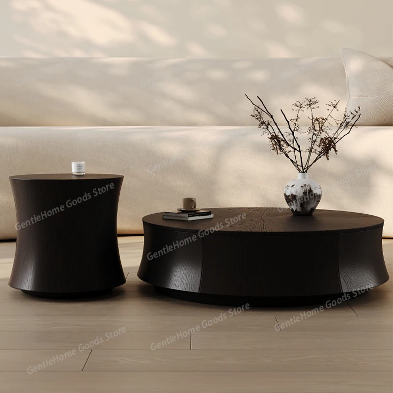 mid-century elegant coffee table Modular furniture Round drawer cabinet Living room coffee table modern black stolik kawowy
mid-century elegant coffee table Modular furniture Round drawer cabinet Living room coffee table modern black stolik kawowy