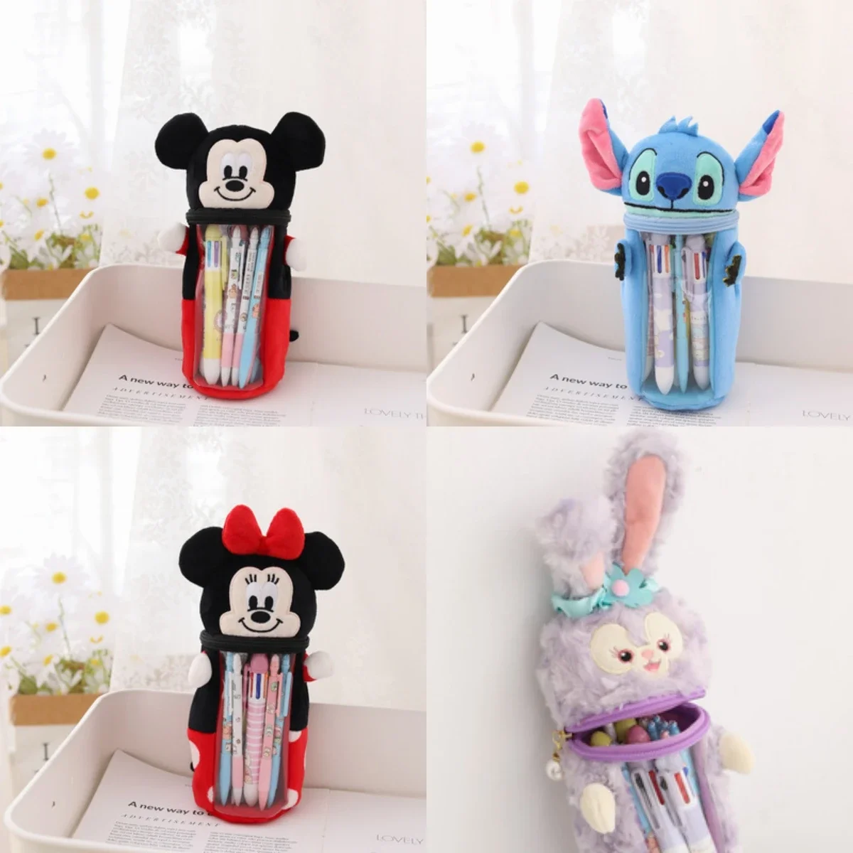 Disney Stitch Pencil Bags Cartoon School Supplies Girl Heart Cartoon Animation Autonomous Portable Girl Capacity Cute Pen Bag
Disney Stitch Pencil Bags Cartoon School Supplies Girl Heart Cartoon Animation Autonomous Portable Girl Capacity Cute Pen Bag