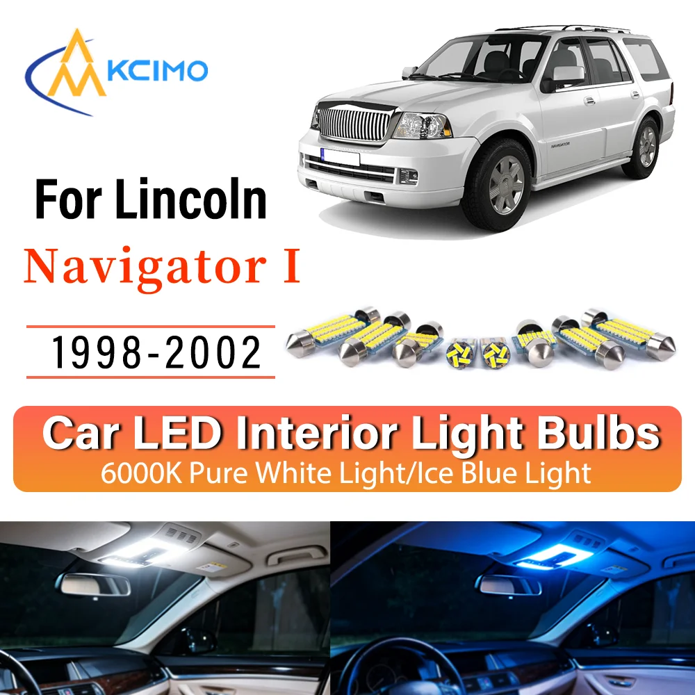 Interior Lighting Kit For Lincoln Navigator I 1998-2002 LED Bulbs for Dome Map Door Trunk License Plate Light
Interior Lighting Kit For Lincoln Navigator I 1998-2002 LED Bulbs for Dome Map Door Trunk License Plate Light