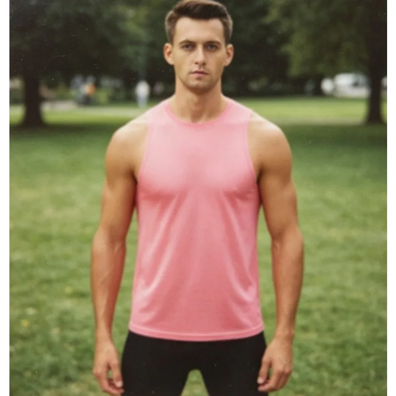 Men's Summer Quick Dry Tank Top Breathable Lightweight for Outdoor Running Basketball and Gym Training
Men's Summer Quick Dry Tank Top Breathable Lightweight for Outdoor Running Basketball and Gym Training