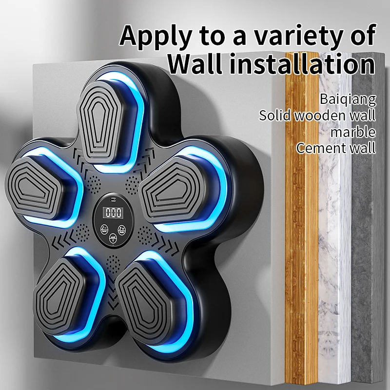 New Smart Music Boxing Machine Wall Mount Target Pads Boxing Punching Machine With Wireless For Home Exercise
New Smart Music Boxing Machine Wall Mount Target Pads Boxing Punching Machine With Wireless For Home Exercise