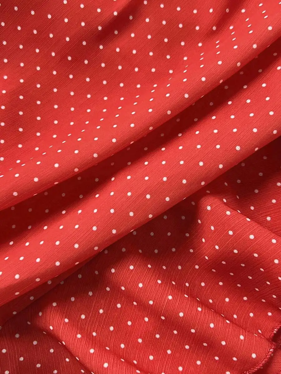 Pleated Ruffled Polka Dot Skirt Women Casual Vacation Style
Pleated Ruffled Polka Dot Skirt Women Casual Vacation Style