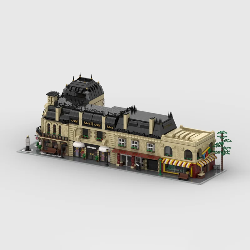 Набор строительных блоков MOC на заказ, 13358 шт.: модульная старая улица — ностальгическое городское приключение
Набор строительных блоков MOC на заказ, 13358 шт.: модульная старая улица — ностальгическое городское приключение