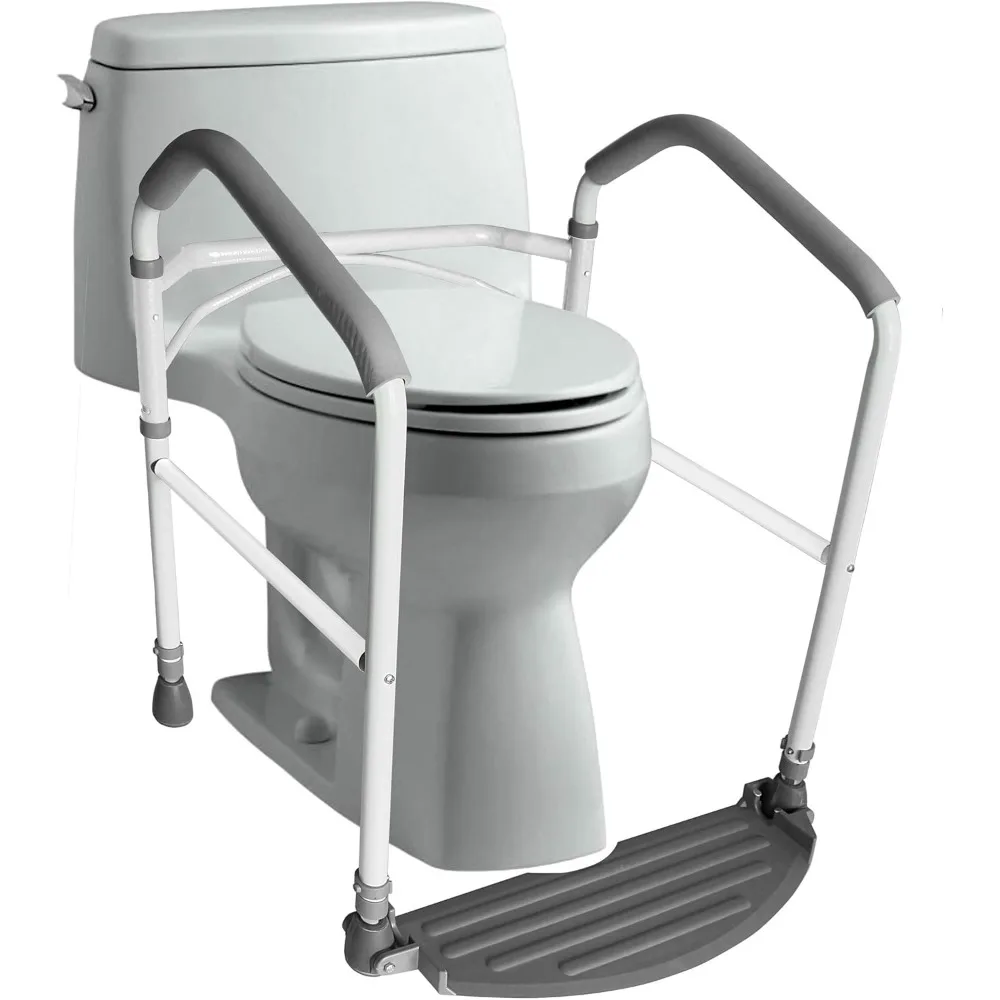 Toilet Safety Frame & Rail - Folding & Portable Bathroom Toilet Safety Rails - Handrail Toilet Bars with Adjustable Height
Toilet Safety Frame & Rail - Folding & Portable Bathroom Toilet Safety Rails - Handrail Toilet Bars with Adjustable Height