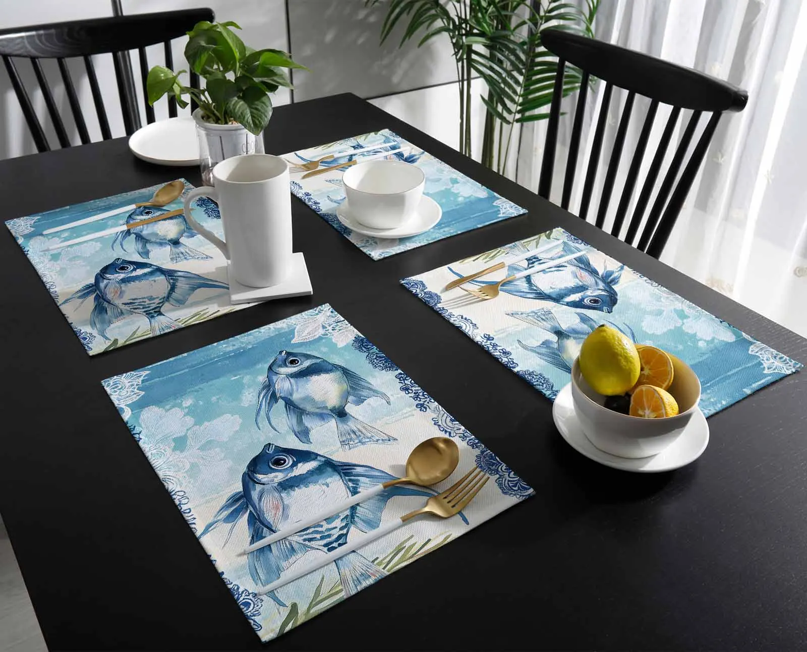 Hand-painted Fish Marine Life Table Runner Wedding Decor Holiday Dining Table Decor Linen Tablecloth
Hand-painted Fish Marine Life Table Runner Wedding Decor Holiday Dining Table Decor Linen Tablecloth
