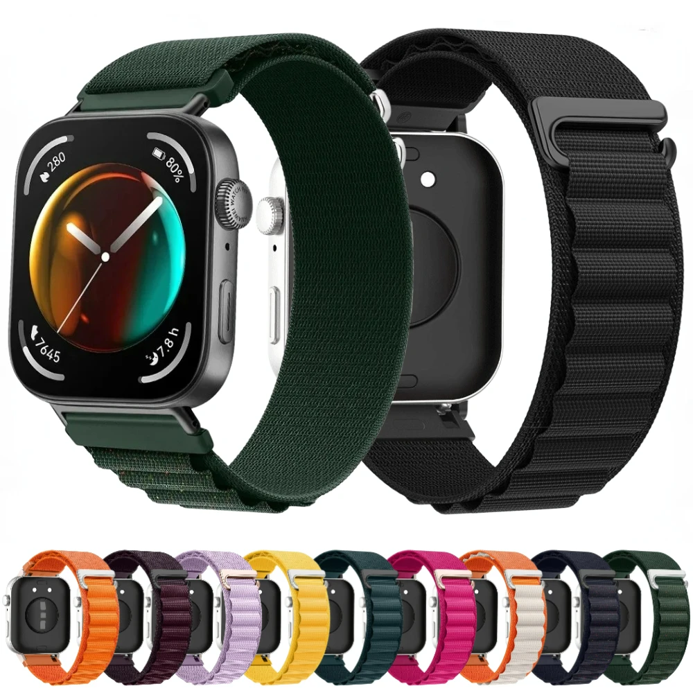 Alpine Nylon Strap for Huawei Watch Fit 3 Sport Watchband Smart Watch Accessories for Huawei Watch Fit 3 Band Wrist Strap Correa
Alpine Nylon Strap for Huawei Watch Fit 3 Sport Watchband Smart Watch Accessories for Huawei Watch Fit 3 Band Wrist Strap Correa