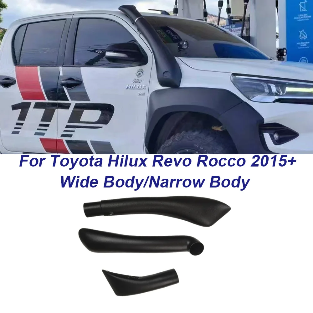 Snorkel Kit For Toyota Hilux Revo Rocco 2015+ 4WD Wedge Head Wading Air Intake Wide Narrow Body Off-Road Exterior Accessories
Snorkel Kit For Toyota Hilux Revo Rocco 2015+ 4WD Wedge Head Wading Air Intake Wide Narrow Body Off-Road Exterior Accessories